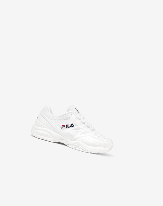 Fila Axilus Jr Tenis Shoes Wht/Wht/Wht | 16LCDSRNX