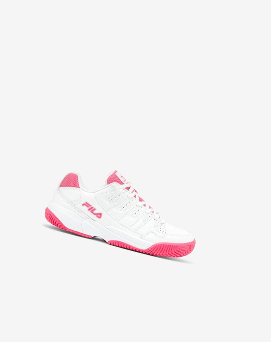 Fila Double Bounce Tenis Shoes Wht/Pglo/Msil | 75OIVNADS
