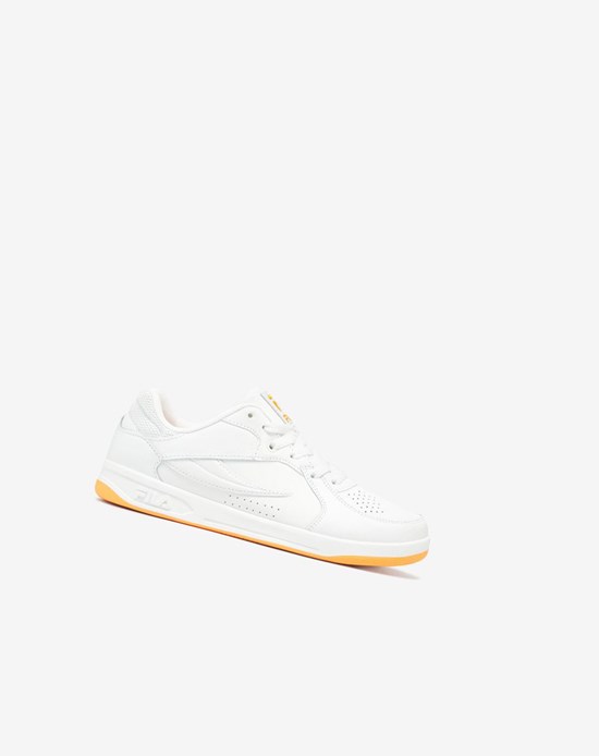 Fila Tn-83 Tenis Shoes Blancas Blancas Naranjas | 93AUCGVRD