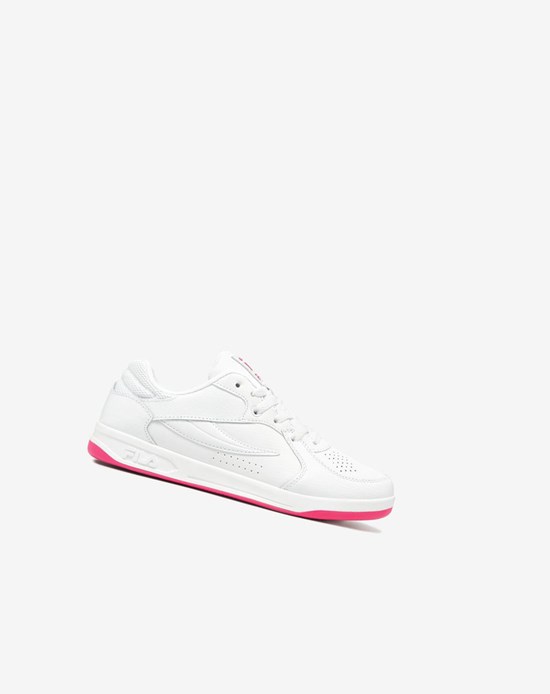 Fila Tn-83 Tenis Shoes Blancas Blancas Rosas | 12GWHRQSI