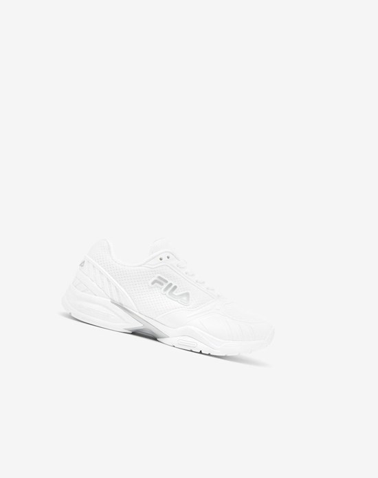 Fila Volley Zone Tenis Shoes Wht/Msil/Wht | 02OZQFPYJ