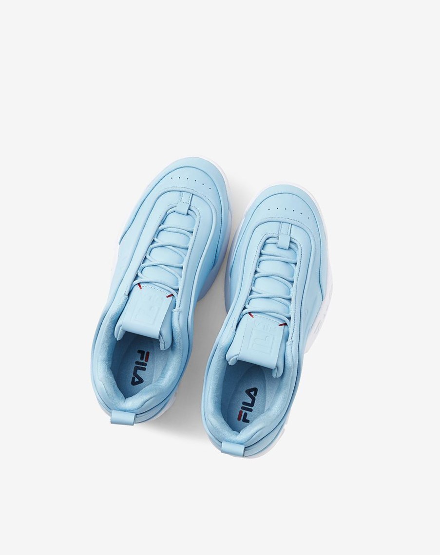 Fila Disruptor Zero Fornido Sneakers Azules Azules Blancas | 81NAVMYUB