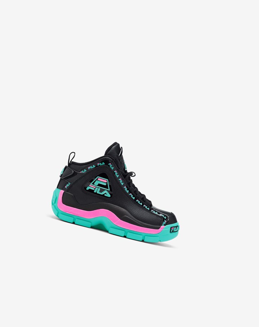 Fila Grant Hill 2 Repeat Sneakers Negras | 92NRFEOWY