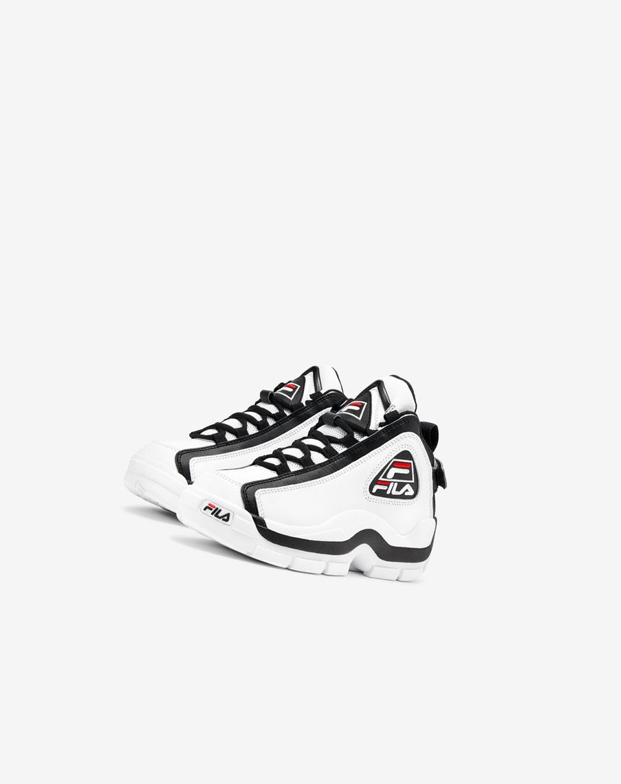 Fila Grant Hill 2 Sneakers Blancas Negras Rojas | 04BHYWKXE