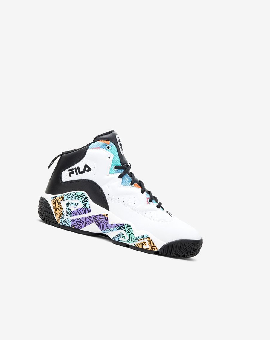 Fila Mb '90s Sneakers Blancas Negras | 94JEXKWHS