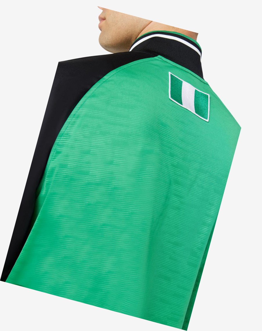 Fila Nigeria Pista Jacket Negras Blancas | 42XKWIFYB
